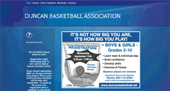 Desktop Screenshot of duncanbasketball.net